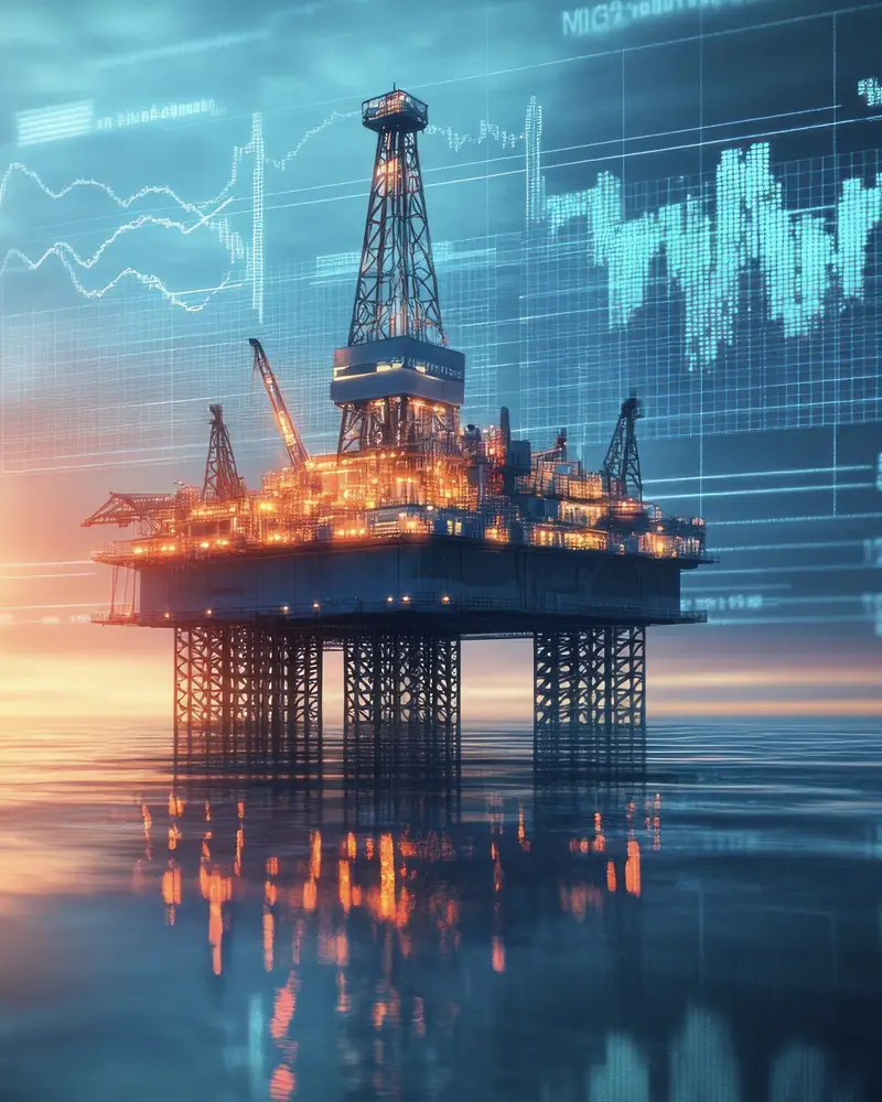 Drilling rig with wireless telemetry data overlay showing wellbore communication Drilling rig with wireless telemetry data overlay showing wellbore communication